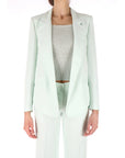 Twinset blazer con fondo arrotondato