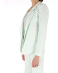 Twinset blazer con fondo arrotondato