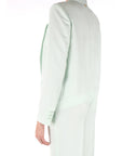 Twinset blazer con fondo arrotondato