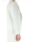Twinset blazer con fondo arrotondato