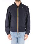 K-way giubbotto impermeabile uomo blu