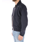 K-way giubbotto impermeabile uomo blu