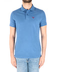 Barbour polo uomo celeste