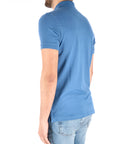 Barbour polo uomo celeste