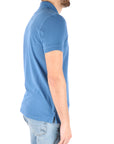 Barbour polo uomo celeste