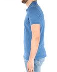 Barbour polo uomo celeste