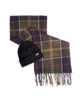 Barbour Set Regalo Berretto e Sciarpa Unisex Classic Tartan