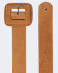 Max Mara Weekend Cintura in Suede Marrone