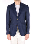Breras giacca uomo monopetto blu