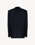 Nineminutes Blazer The Tube Stripe Gessato Donna Blu