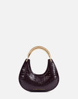 Elisabetta Franchi Hobo Piccola Manico Gioiello Merlot