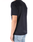 C.P. Company t-shirt con logo blu