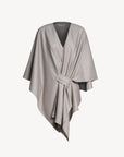 Nineminutes Mantella The Romy Cape in Lana Grigio