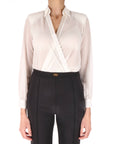 Elisabetta Franchi camicia body in georgette