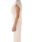 Kocca blusa con drappeggio