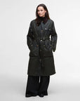 Barbour Trench Cerato Milda Donna Fern/Sage/Ancient Tartan