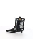 Marc Ellis Stivale in Pelle con Dettagli Oro Donna Nero