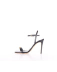 Elisabetta Franchi sandalo nero con logo