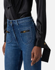 Elisabetta Franchi Body in Raso Nero