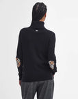 Barbour Felpa con Collo Arrotolato Pendle Donna Nero