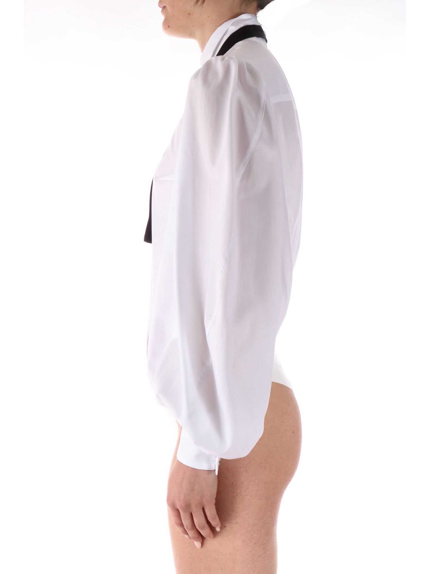 Elisabetta Franchi camicia body con cravattino