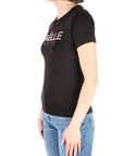 Gaelle Paris T-shirt con logo di perline