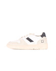 D.A.T.E. Sneakers uomo Court bianco/nero