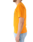 K-way T-shirt uomo arancione con logo