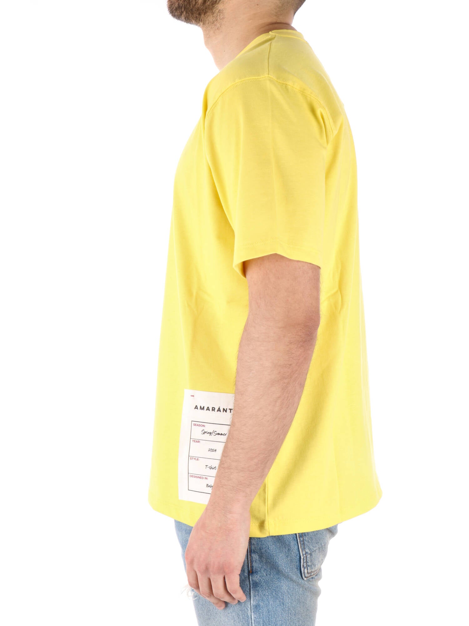 Amaranto t-shirt over gialla