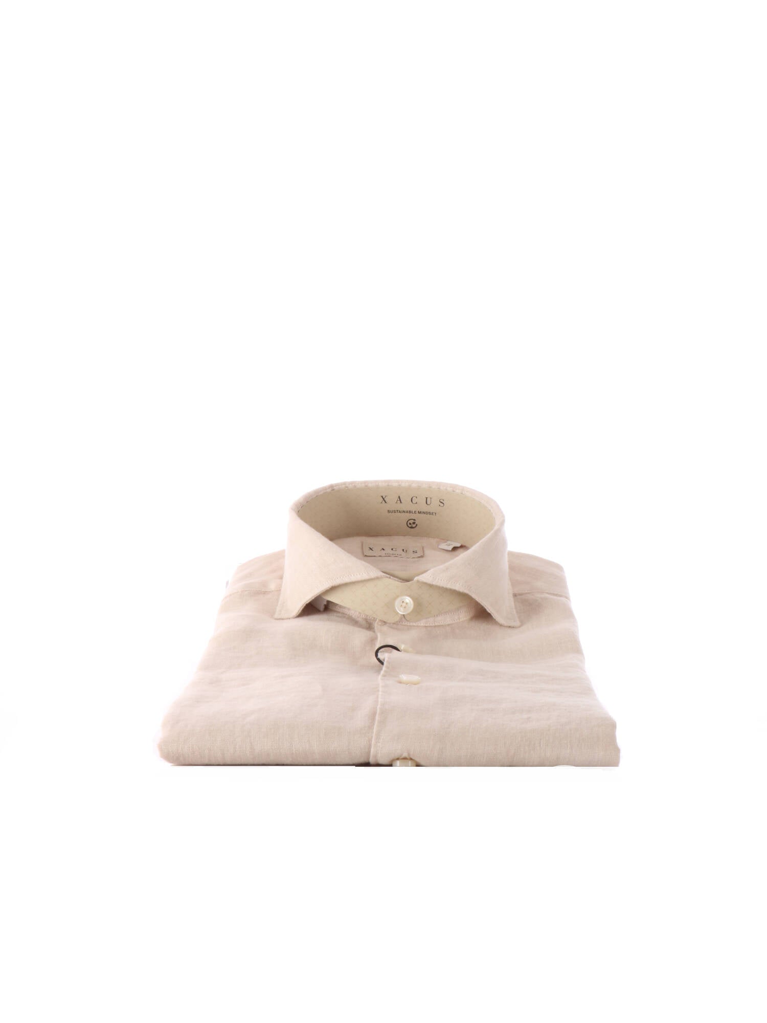 Xacus camicia beige in lino