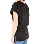 Gaelle Paris t-shirt nera con logo