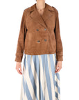 MaxMara Weekend giacca in suede Oblato