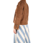MaxMara Weekend giacca in suede Oblato