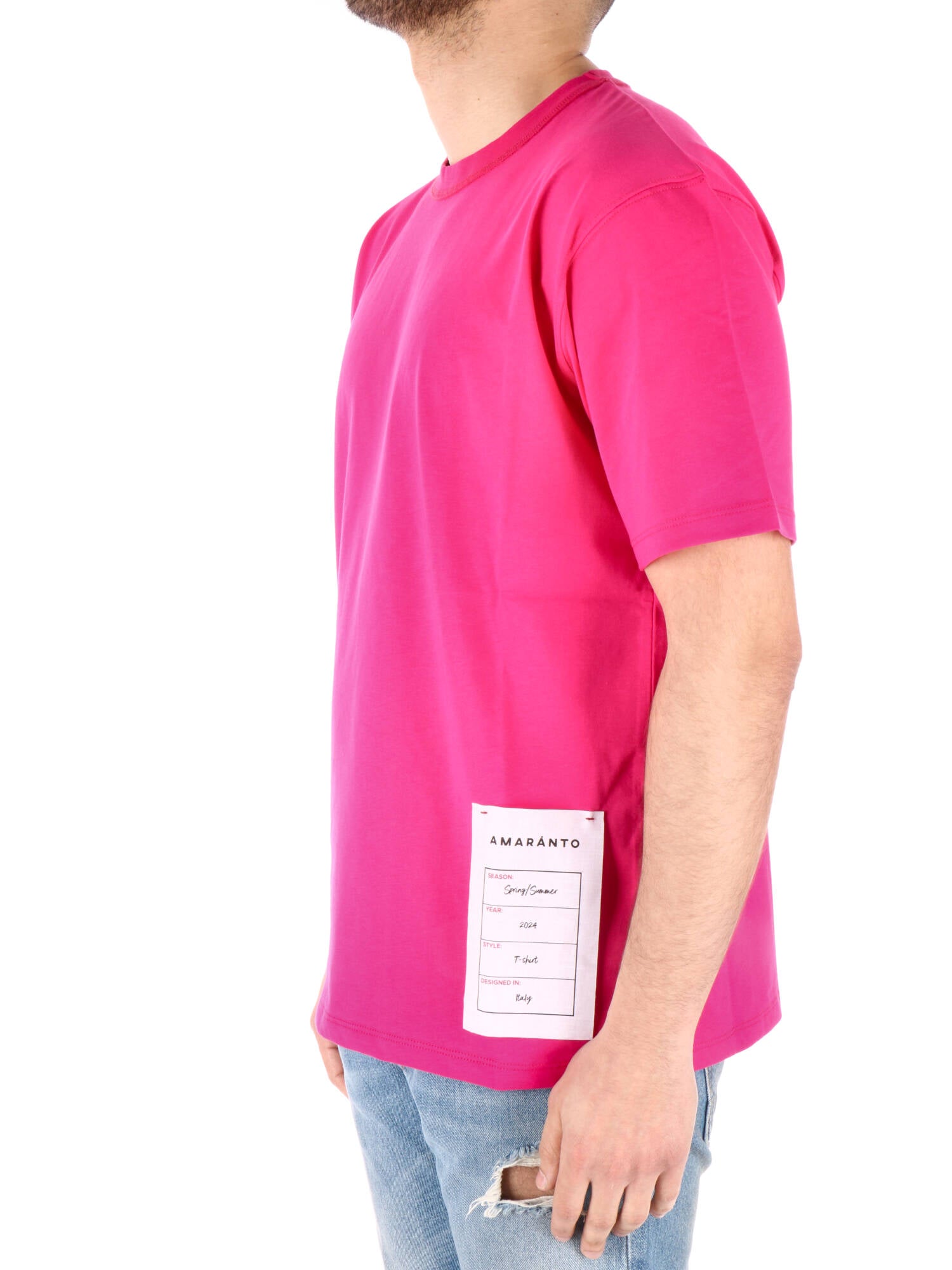Amaranto t-shirt over magenta