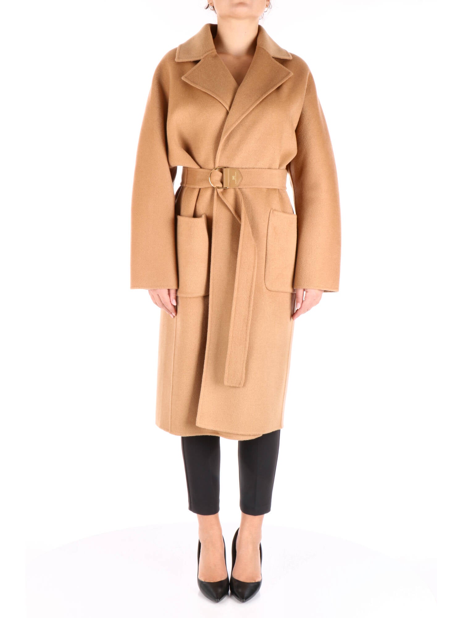 Cappotto beige elisabetta franchi hotsell