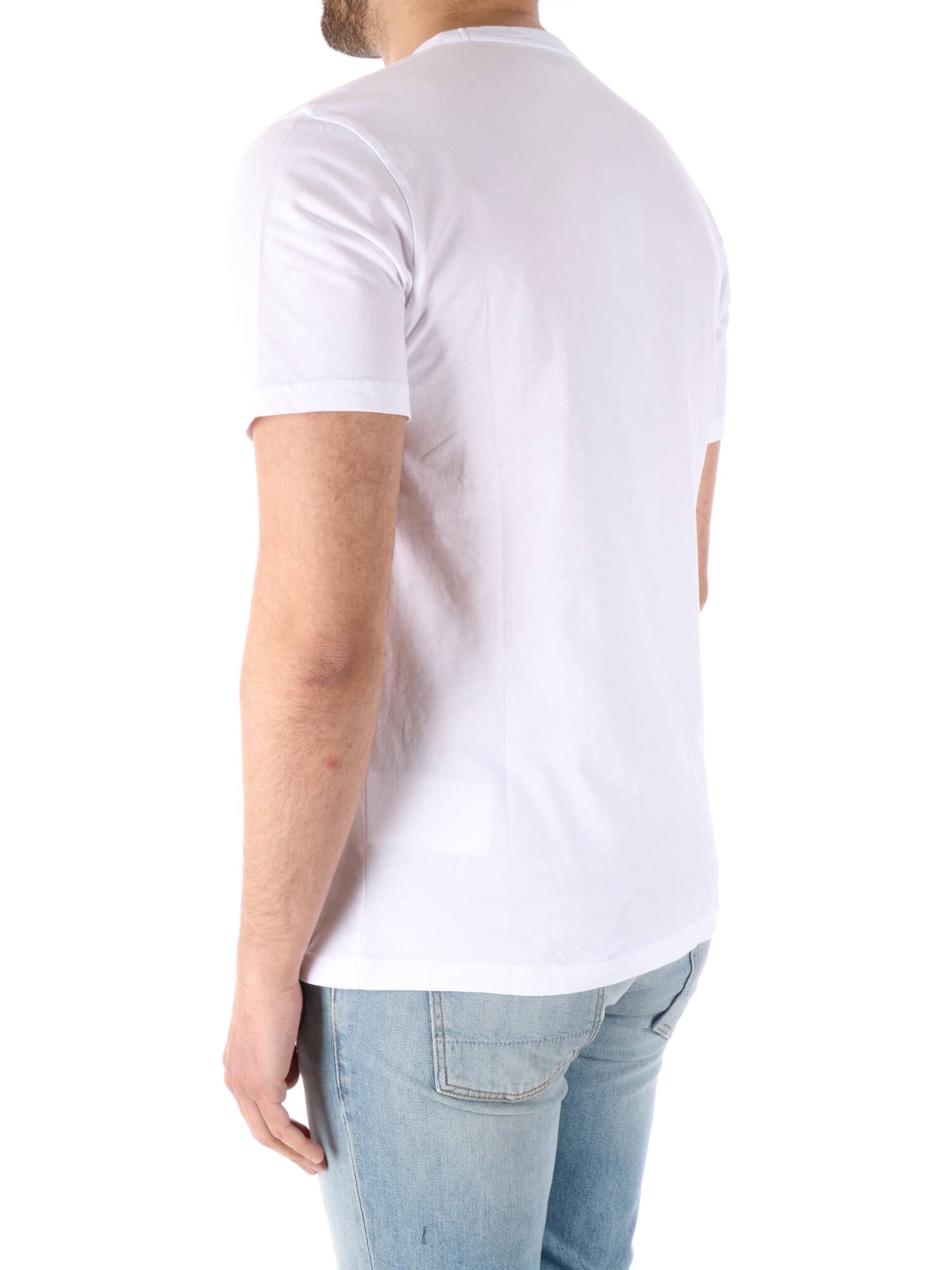 Woolrich t-shirt uomo bianca con logo