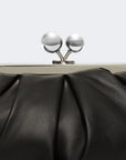 Max Mara Weekend Borsa Pasticcino Bag Small in montone - NERO