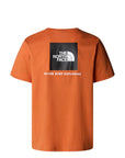 THE NORTH FACE T-SHIRT NF0A8B6K G5I1 Arancio