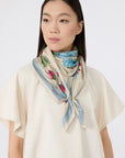 Max Mara Weekend Foulard in twill di seta fantasia