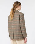Max Mara Weekend Blazer monopetto in lana Principe di Galles
