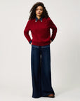 ROY ROGER'S PULLOVER IN LANA E CASHMERE A TRECCE