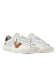 D.A.T.E.SNEAKERS W441-HL-CA-WD-WD WHITE-LEOPARD Bianco/maculato