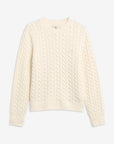 Maglione misto lana Ashdown con taglio morbido e lavorazione a trecce