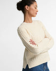 Maglione misto lana Ashdown con taglio morbido e lavorazione a trecce