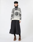 Max Mara Studio Maglia ampia in lana jacquard