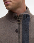Barbour Maglione con zip Patch