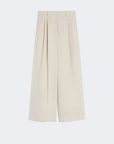 MAXMARA WEEKEND PANTALONI A GAMBA LARGA WKDVELIERO 004 Beige