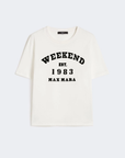 MAXMARA WEEKEND T-SHIRT WKDTENUE 006 Bianco