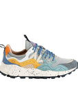 FLOWER MOUNTAIN SNEAKERS UOMO 001-2017818-01 4D39 Grigio/arancio