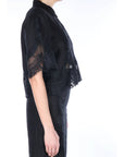 TWINSET CAMICIA IN LINO 261TT2181 00006 Nero